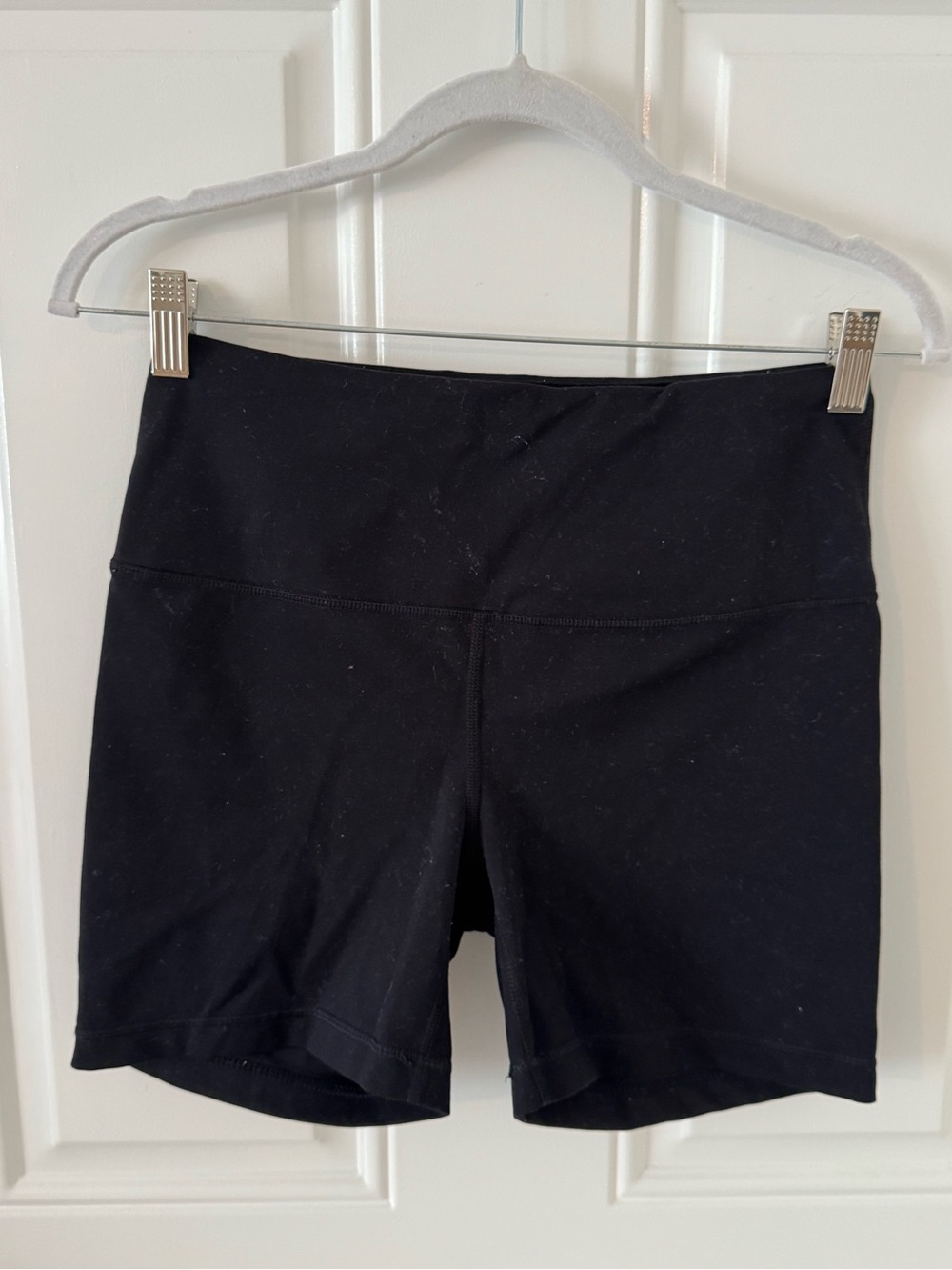 Yogalicious Black High-Waist Bike Shorts